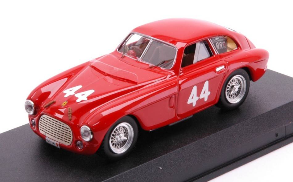 MODELLINO IN SCALA COMPATIBILE CON FERRARI 166 MM BERLINETTA N.44 TRIESTE-OPICINA HILLCLIMB 1953 ALLAZETTA ART MODEL AM0449