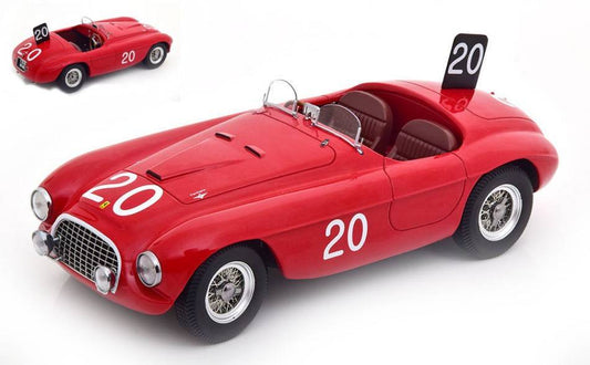 MODELLINO IN SCALA COMPATIBILE CON FERRARI 166 MM N.20 WINNER 24 H SPA 1949 CHINETTI-LUCAS 1:18 KK SCALE KKDC180914