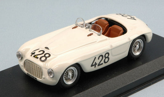 MODELLINO IN SCALA COMPATIBILE CON FERRARI 166 MM N.428 9th T.FLORIO 1950 MUSSO-GABOARDI 1:43 ART MODEL AM0280