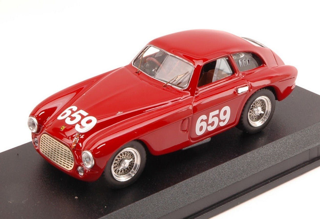 MODELLINO IN SCALA COMPATIBILE CON FERRARI 166 MM N.659 DNF MM 1950 CORNACCHIA-MARIANI 1:43 ART MODEL AM0219