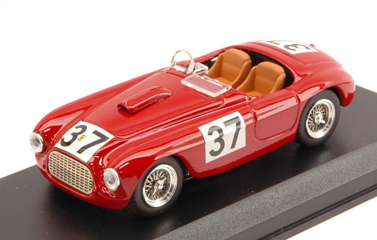 MODELLINO IN SCALA COMPATIBILE CON FERRARI 166 MM SPIDER N.37 2nd SILVERSTONE 1950 D.SERAFINI 1:43 ART MODEL AM0107