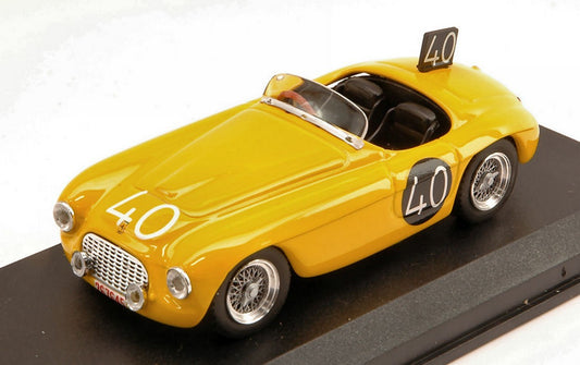 MODELLINO IN SCALA COMPATIBILE CON FERRARI 166 MM SPIDER N.40 8th 24H SPA 1949 ROOSDORP-DE RIDDER 1:43 ART MODEL AM0204