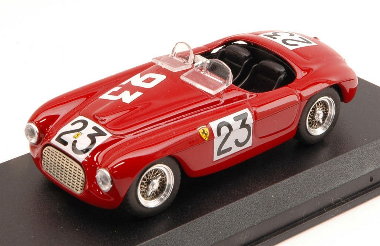 MODELLINO IN SCALA COMPATIBILE CON FERRARI 166 SPYDER N.23 ACCIDENT LM 1949 LUCAS-"FERRET" 1:43 ART MODEL AM0161