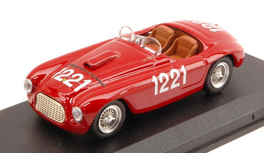 MODELLINO IN SCALA COMPATIBILE CON FERRARI 195 SP N.1221 WINNER COPPA D.TOSCANA 1950 SERAFINI-SALAMI 1:43 ART MODEL AM0290