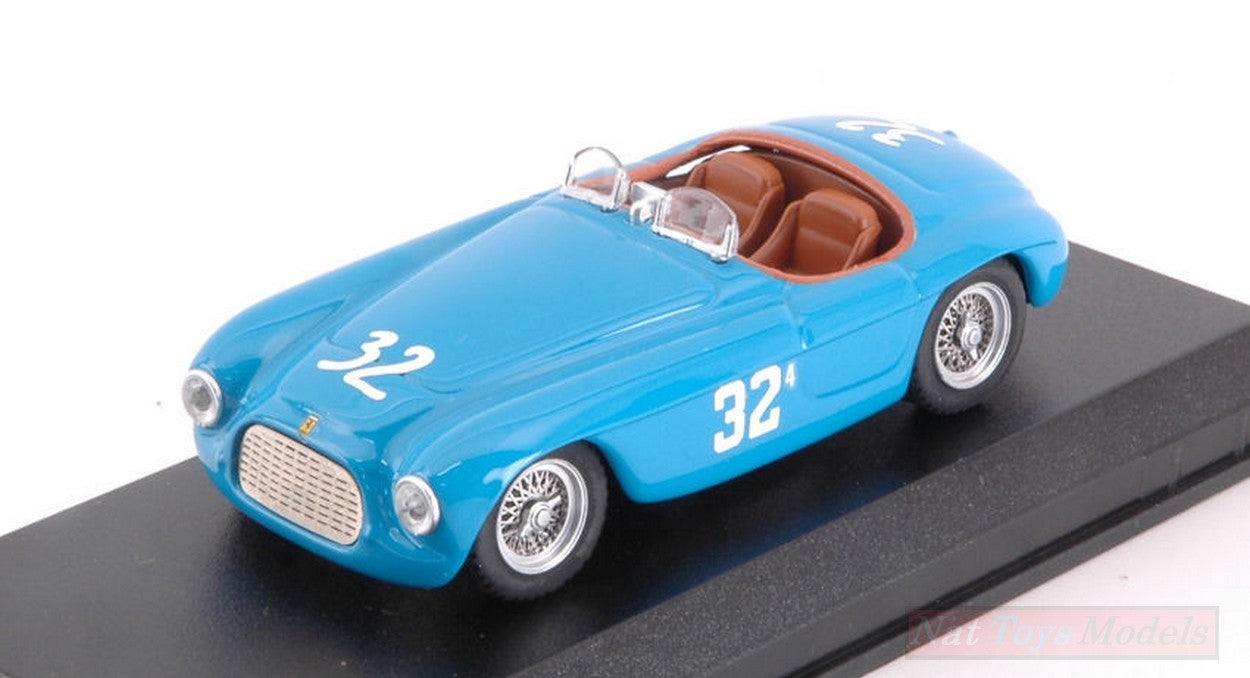 SCALE MODEL COMPATIBLE WITH FERRARI 212 EXPORT N.32 2nd (1st CLASS) SCCA BEBBLE BEACH 1952 A STUBBS ART MODEL AM0402