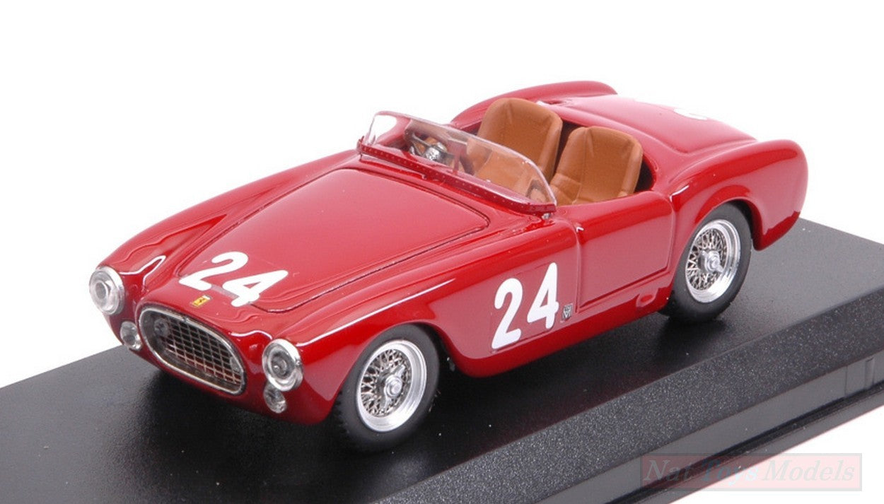 SCALE MODEL COMPATIBLE WITH FERRARI 225 S N.24 RETIRED TARGA FLORIO 1952 G.MANCINI 1:43 ART MODEL AM0267