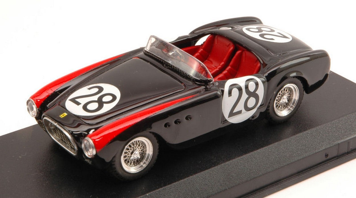 MODELLINO IN SCALA COMPATIBILE CON FERRARI 225 S N.28 3rd GP PORTUGAL 1953 M.VALENTIM 1:43 ART MODEL AM0171