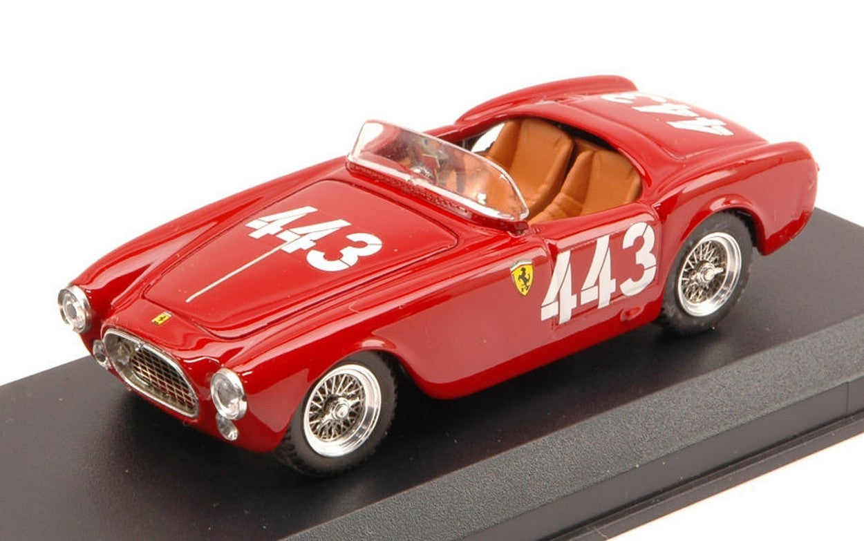 MODELLINO IN SCALA COMPATIBILE CON FERRARI 225 S N.443 DNF GIRO SICILIA 1952 TARUFFI-VANDELLI 1:43 ART MODEL AM0110