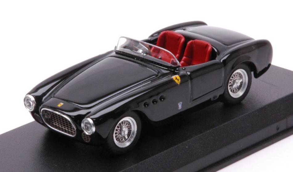 MODELLINO IN SCALA COMPATIBILE CON FERRARI 225 S VIGNALE SPYDER 1952 BLACK 1:43 ART MODEL AM0443