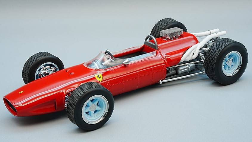 SCALE MODEL COMPATIBLE WITH FERRARI 246 F1 1966 PRESS VERSION 1:18 TECNOMODEL TMD18300A