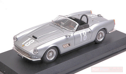 SCALE MODEL COMPATIBLE WITH FERRARI 250 CALIFORNIA LWB N.18 WINNER NASSAU TROPHY 1959 B.GROSSMAN ART MODEL AM0391