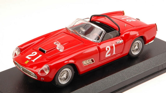 MODELLINO IN SCALA COMPATIBILE CON FERRARI 250 CALIFORNIA N.21 14th NASSAU TROPHY 1960 W.VON TRIPS 1:43 ART MODEL AM0234