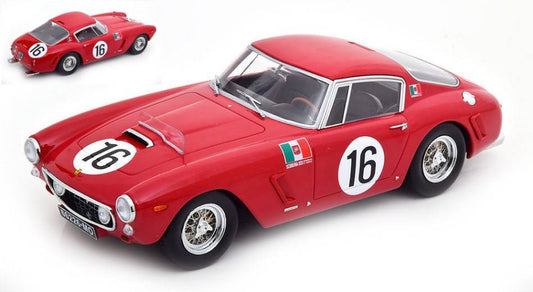 MODELLINO IN SCALA COMPATIBILE CON FERRARI 250 GT SWB N.16 LM 1961 TRINTIGNANT-ABATE 1:18 KK SCALE KKDC180863