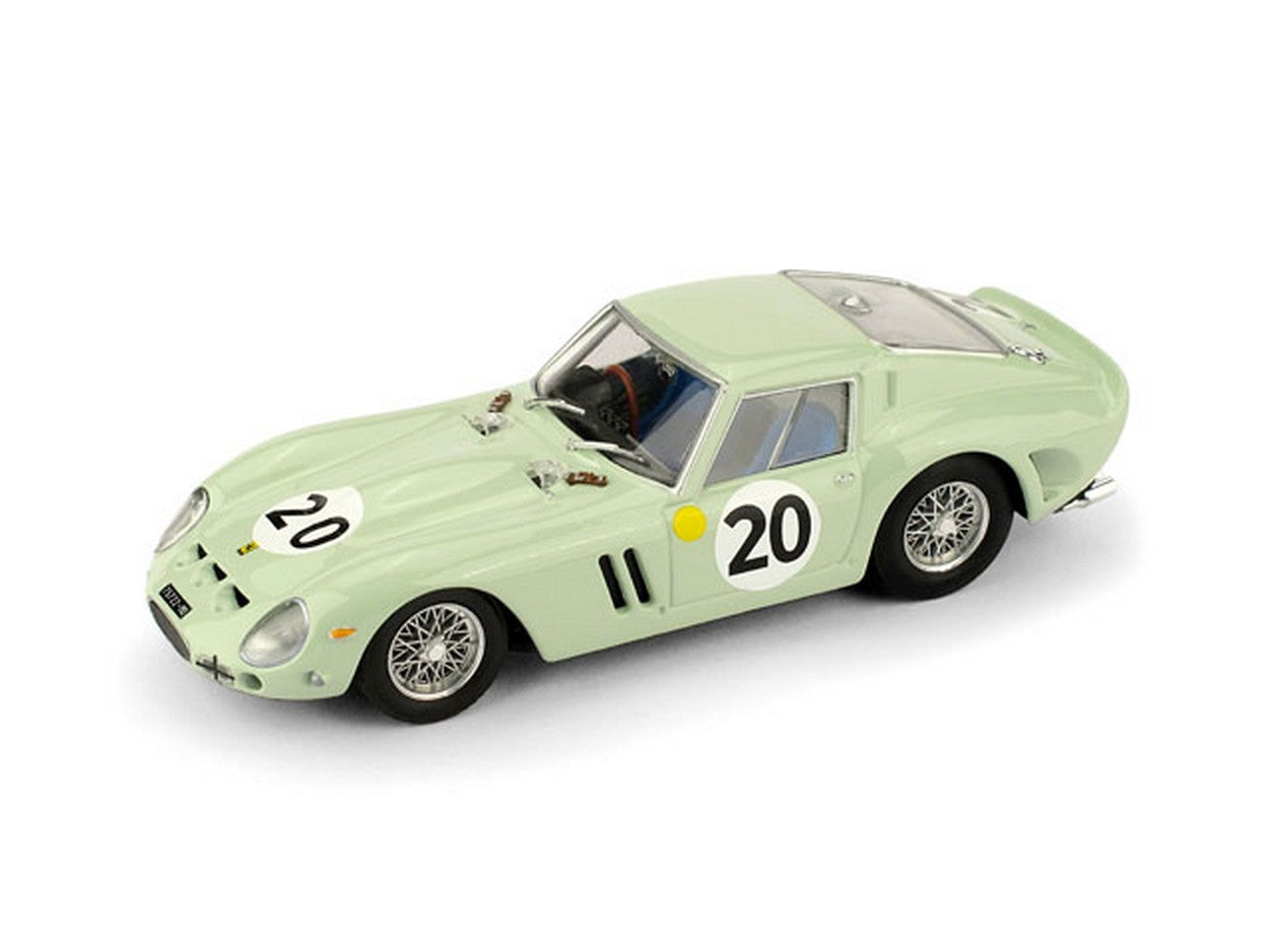 SCALE MODEL COMPATIBLE WITH FERRARI 250 GTO N.20 29th LM 1962 IRELAND-GREGORY 1:43 BRUMM BM0533