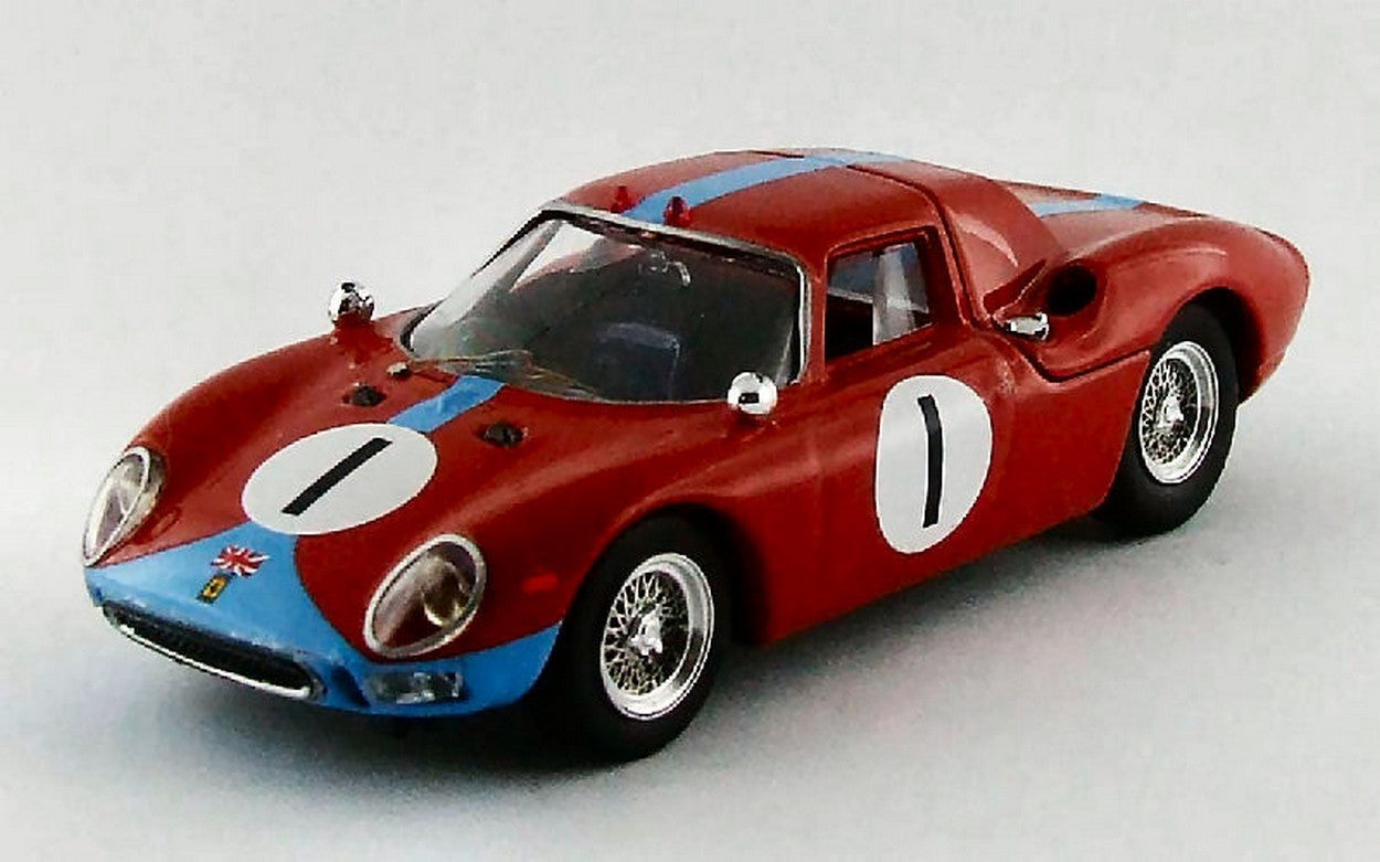 MODELLINO IN SCALA COMPATIBILE CON FERRARI 250 LM N.1 WINNER KYALAMI 1964 PIPER-MAGGS 1:43 BEST MODEL BT9537