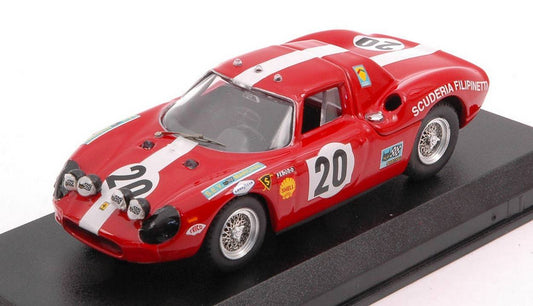 MODELE REDUIT COMPATIBLE AVEC FERRARI 250 LM N.20 LM 1968 WILLIAMS-MULLER 1:43 MEILLEUR MODELE BT9206