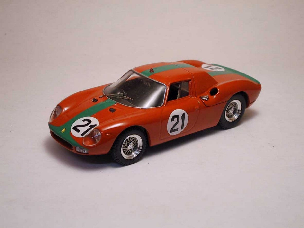 SCALE MODEL COMPATIBLE WITH FERRARI 250 LM N.21 8th MONZA 1966 DE SIEBENTHAL-PLEIXINHO 1:43 BEST MODEL BT9198