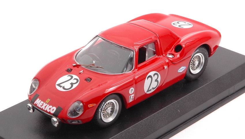 SCALE MODEL COMPATIBLE WITH FERRARI 250 LM N.23 12 H SEBRING 1967 RODRIGUEZ-DE LA CHICA 1:43 BEST MODEL BT9811