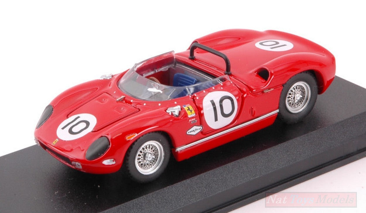 MODELE REDUIT COMPATIBLE AVEC FERRARI 250 P N.10 2ème TROPHÉE DU GOUVERNATEUR DE NASSAU 1963 P.RODRIGUEZ 1:43 ART MODEL AM0395