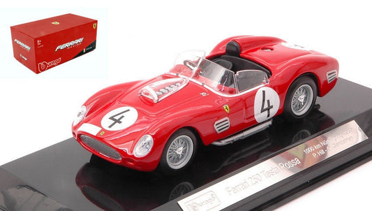 SCALE MODEL COMPATIBLE WITH FERRARI 250 TESTA ROSSA N.4 1000 KM NURBURGRING 1959 HILL-GENDEBIEN 1:43 BURAGO BU36307