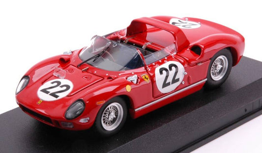 MODELLINO IN SCALA COMPATIBILE CON FERRARI 250P N.22 24 H LE MANS 1963 PARKES-MAGLIOLI 1:43 ART MODEL AM0158-2