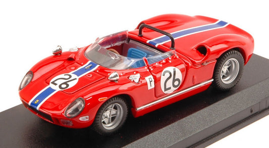 MODELLINO IN SCALA COMPATIBILE CON FERRARI 250P N.26 47th 12H SEBRING 1969 RODRIGUEZ-PARSONS 1:43 ART MODEL AM0296