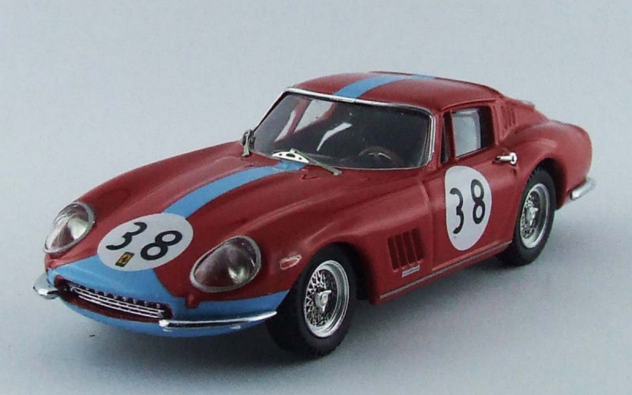 MODELE REDUIT COMPATIBLE AVEC FERRARI 275 GTB/4 COUPE N.38 GAGNANT 1000 KM PARIS WESTEY-GASPAR 1:43 MEILLEUR MODELE BT9560