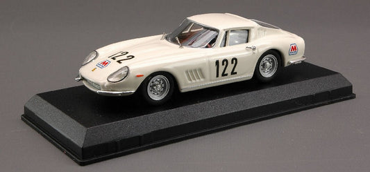 MODELLINO IN SCALA COMPATIBILE CON FERRARI 275 GTB/4 N.122 DNS TARGA FLORIO 1967 STARRABBA-ORLANDO 1:43 BEST MODEL BT9372