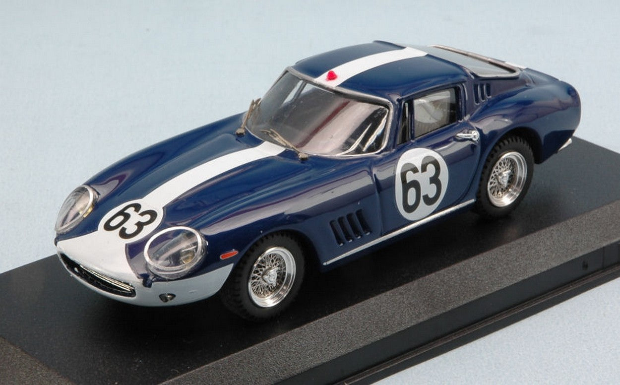 SCALE MODEL COMPATIBLE WITH FERRARI 275 GTB/4 N.63 DNS 1000 KM SPA 1967 VESTEY-GASPAR 1:43 BEST MODEL BT9611