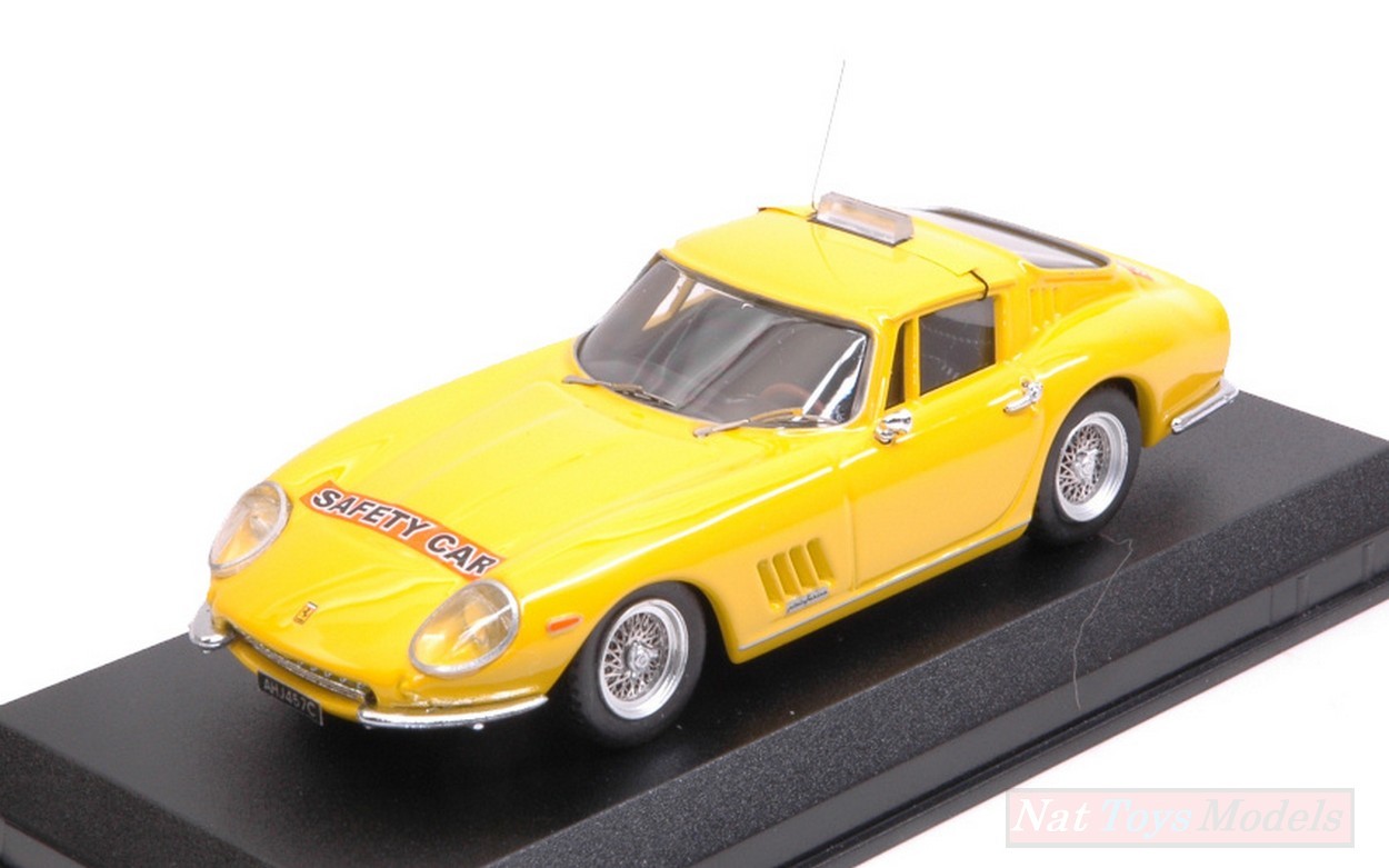 SCALE MODEL COMPATIBLE WITH FERRARI 275 GTB/4 SAFETY CAR GOODWOOD REVIVAL 2013 1:43 BEST MODEL BT9718