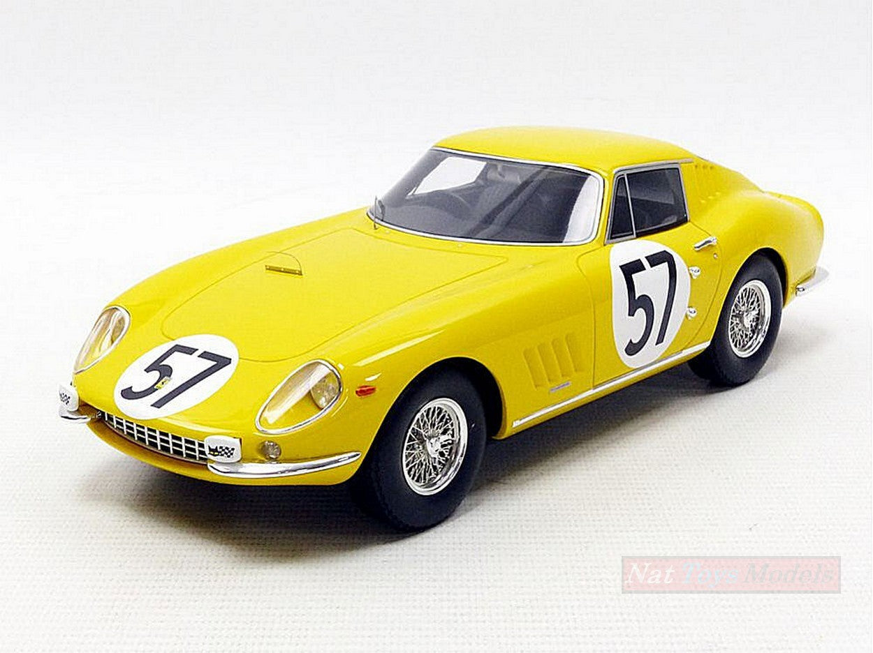 MODELLINO IN SCALA COMPATIBILE CON FERRARI 275 GTB N.57 10th LM 1966 P.NOBLET-C.DUBOIS 1:18 CMR CLASSIC MODEL REPLICARS CMR038