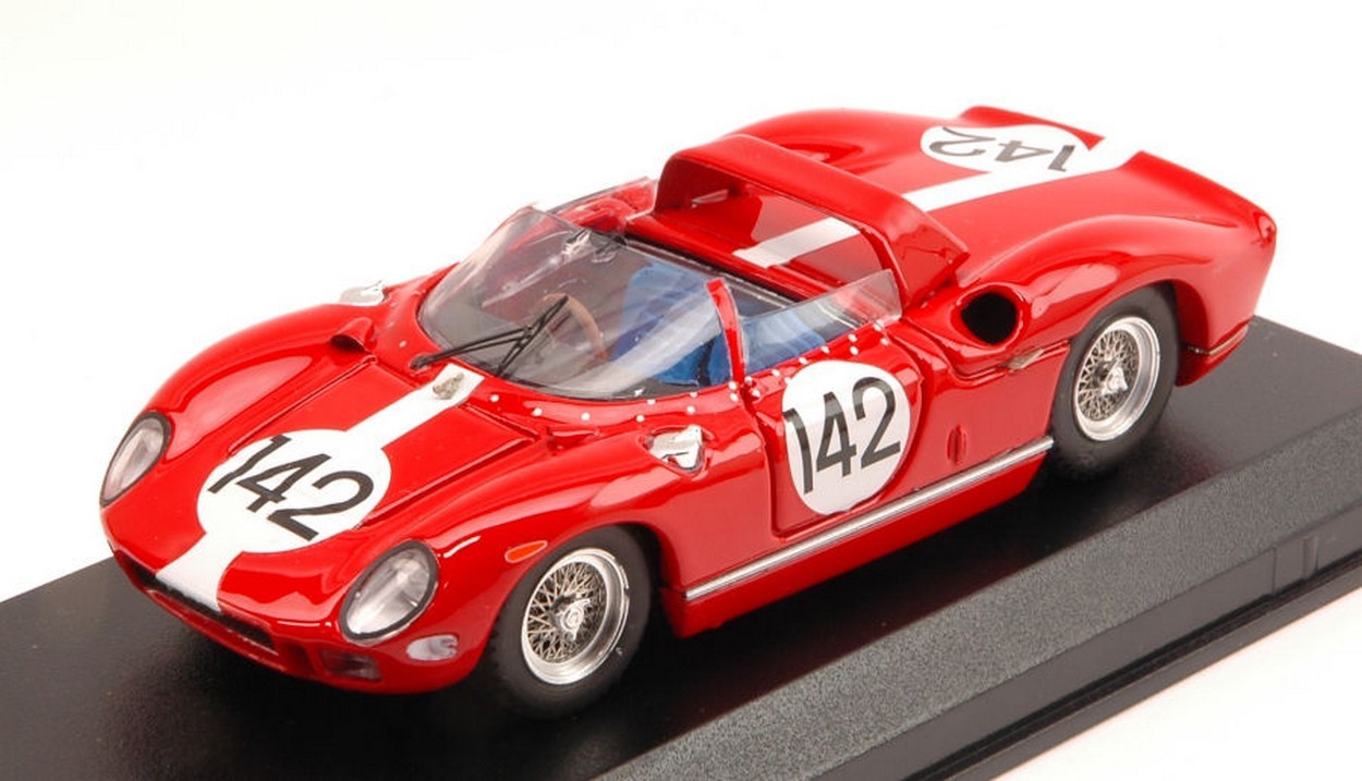 MODELLINO IN SCALA COMPATIBILE CON FERRARI 275 P N.142 DQ ILLEGAL REFUEL NURBURGRING 1964 HILL-IRELAND 1:43 ART MODEL AM0229