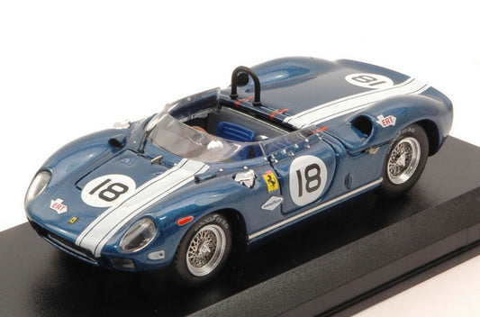 SCALE MODEL COMPATIBLE WITH FERRARI 275 P N.18 DNF 500 KM BRIDGEHAMPTON 1965 M.ANDRETTI 1:43 ART MODEL AM0346