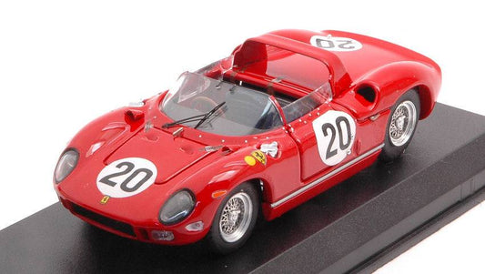 MODELLINO IN SCALA COMPATIBILE CON FERRARI 275 P N.20 WINNER LM 1964 JEAN GUICHET-NINO VACCARELLA 1:43 ART MODEL AM0154-2