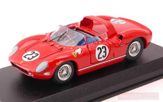 MODELLINO IN SCALA COMPATIBILE CON FERRARI 275 P N.23 2nd 12 H SEBRING 1964 SCARFIOTTI-VACCARELLA 1:43 ART MODEL AM0408