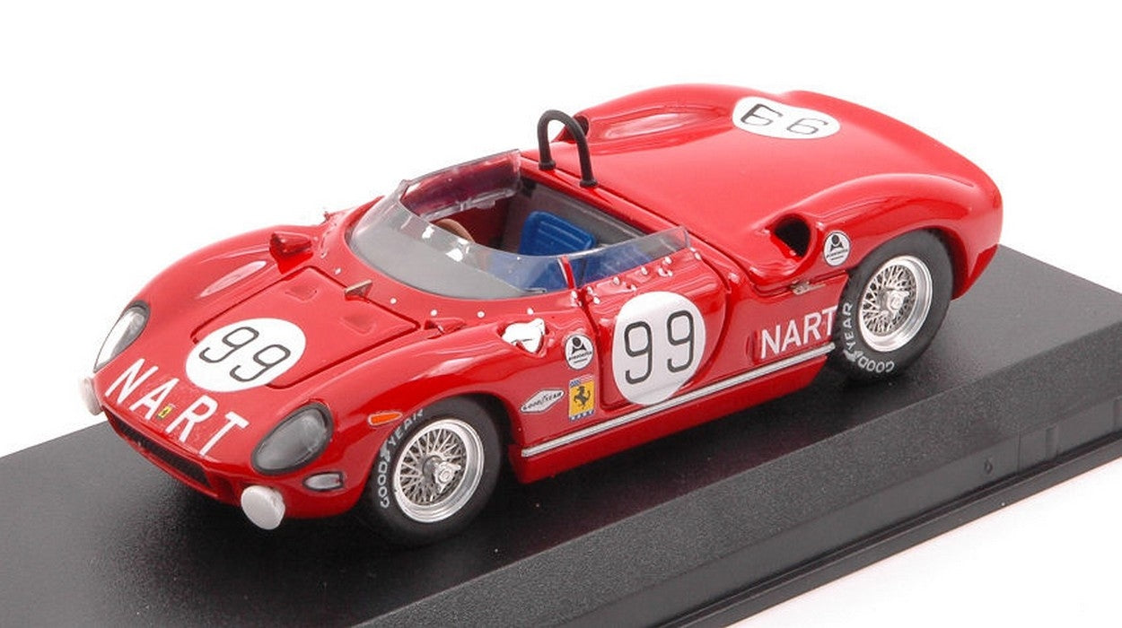 MODELLINO IN SCALA COMPATIBILE CON FERRARI 275 P N.99 2000 KM DAYTONA 1965 GROSSMAN-PIPER-HANSGEN-RODRIGUEZ ART MODEL AM0422