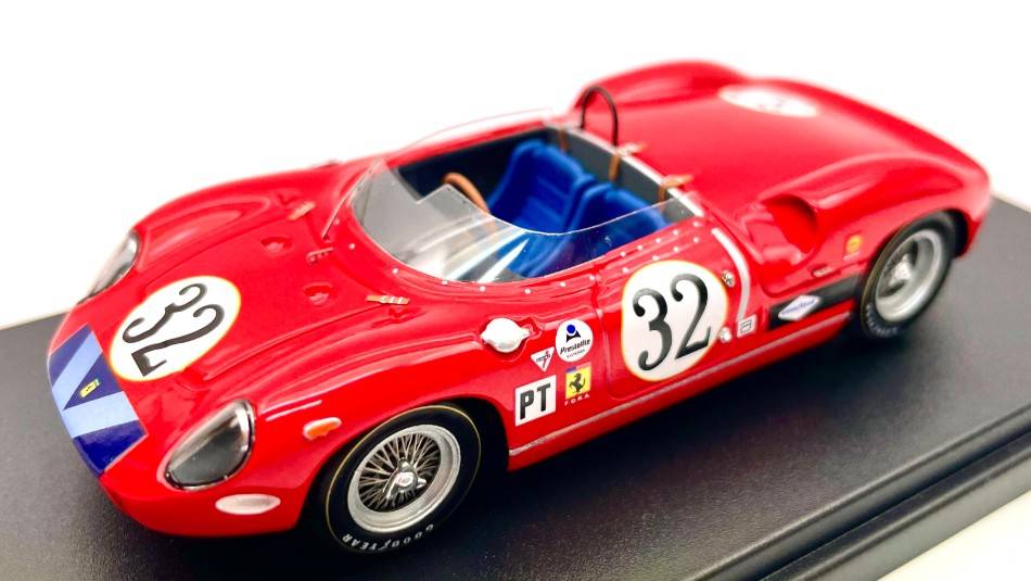 MODELLINO IN SCALA COMPATIBILE CON FERRARI 275P N.32 12H SEBRING 1965 O'BRIEN/RICHARDS 1:43 LOOKSMART LSRC092