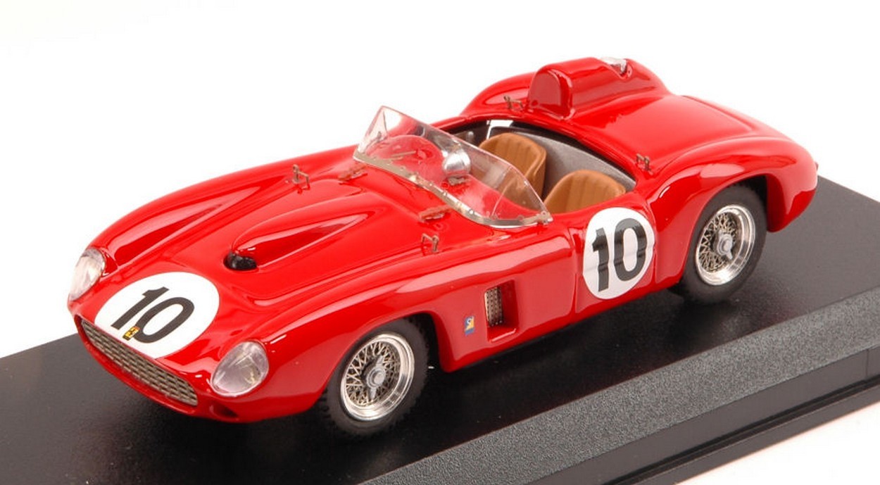 MODELLINO IN SCALA COMPATIBILE CON FERRARI 290 MM N.10 4th VIRGINIA INTERNAT.RACEWAY 1957 J.KILBORN 1:43 ART MODEL AM0220