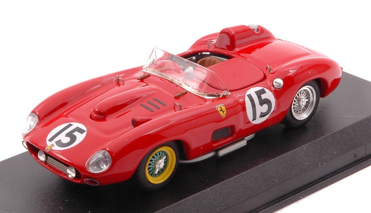 MODELLINO IN SCALA COMPATIBILE CON FERRARI 290 S N.15 12 H SEBRING 1957 GREGORY-BRERO 1:43 ART MODEL AM0075-2