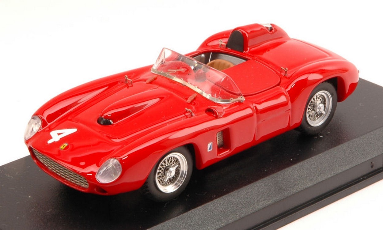 MODELLINO IN SCALA COMPATIBILE CON FERRARI 290S N.4 DNF BUENOS AIRES 1957 VON TRIPS-CASTELLOTTI 1:43 ART MODEL AM0237