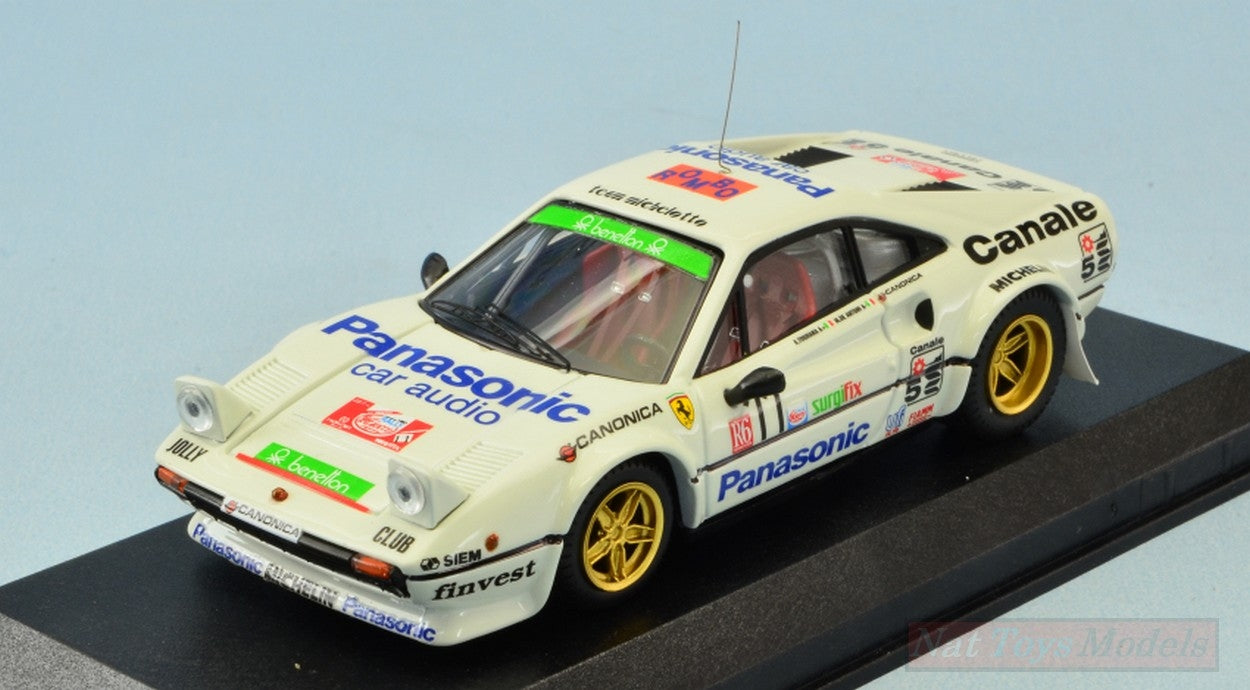 SCALE MODEL COMPATIBLE WITH FERRARI 308 GTB Gr.4 N.11 WINNER RDICOCCO 1982 DE ANTONI-TOGNANA 1:43 BEST MODEL BT9749