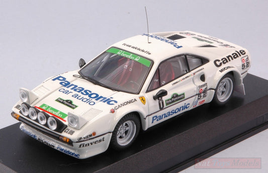 MODÈLE RÉDUIT COMPATIBLE AVEC FERRARI 308 GTB GR.4 N.8 VAINQUEUR RALLYE PIANCAVALLO 1982 TOGNANA-DE ANTONI MEILLEUR MODÈLE BT9763