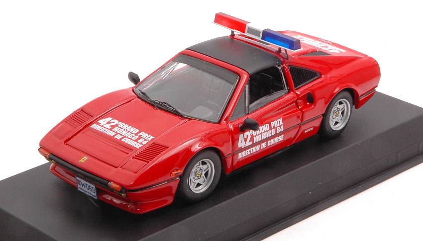 SCALE MODEL COMPATIBLE WITH FERRARI 308 GTS PACE CAR MONACO GP 1964 1:43 BEST MODEL BT9817