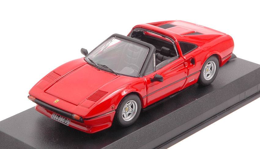 SCALE MODEL COMPATIBLE WITH FERRARI 308 GTS PERSONAL CAR JEAN PAUL BELMONDO 1:43 BEST MODEL BT9807