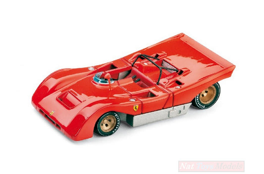 SCALE MODEL COMPATIBLE WITH FERRARI 312 PB PROTOTYPE 1971 1:43 BRUMM BM0257