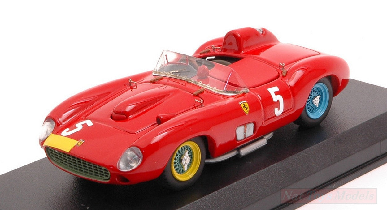 MODELLINO IN SCALA COMPATIBILE CON FERRARI 315 S N.5 2nd 1000 KM NURBURGRING 1957 COLLINS-GENDEBIEN 1:43 ART MODEL AM0134-2