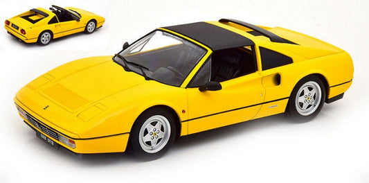 SCALE MODEL COMPATIBLE WITH FERRARI 328 GTS 1985 YELLOW 1:18 KK SCALE KKDC180552