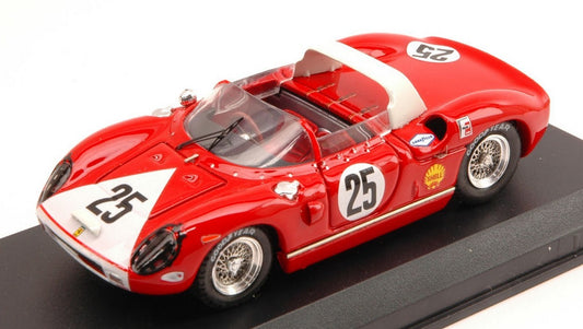 MODELLINO IN SCALA COMPATIBILE CON FERRARI 330 P N.25 3rd 12H SEBRING 1964 P.RODRIGUEZ 1:43 ART MODEL AM0177