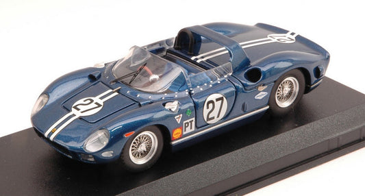 MODELLINO IN SCALA COMPATIBILE CON FERRARI 330 P N.27 DNF 12 H SEBRING 1965 KOLB-FULP 1:43 ART MODEL AM0221