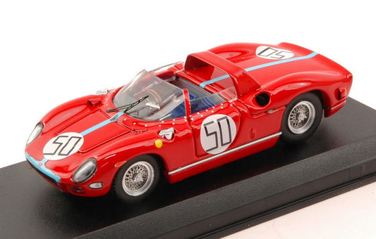 SCALE MODEL COMPATIBLE WITH FERRARI 330 P N.50 WINNER TROFEO BETTOIA (MONZA) 1964 L.SCARFIOTTI 1:43 ART MODEL AM0337